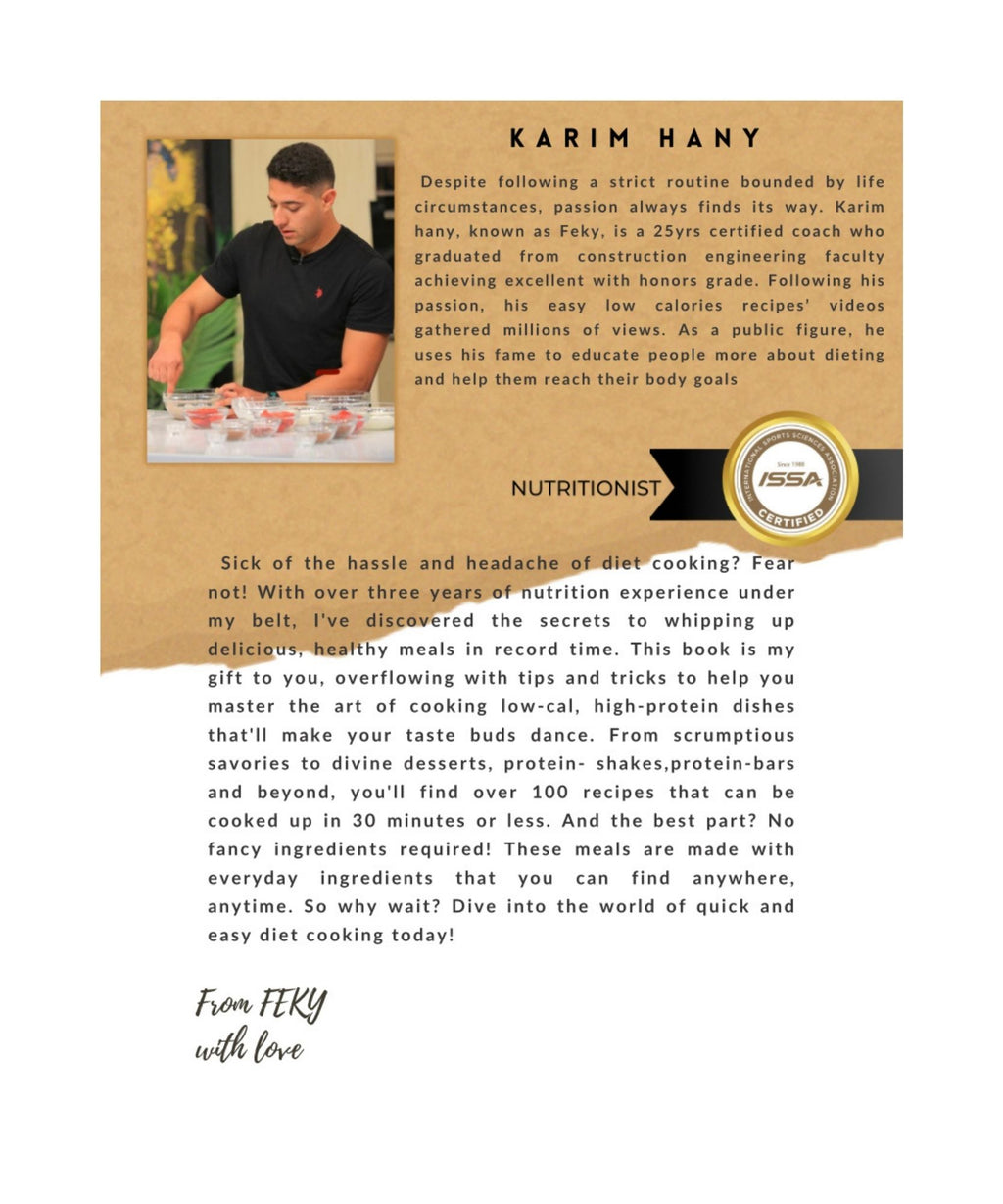PROTEIN RECIPE DIGITAL COOKBOOK(PDF) ( 50% OFF )